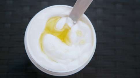 Crema con aceite de oliva