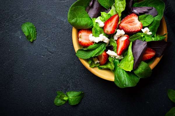 Ensalada de verano con Fresas