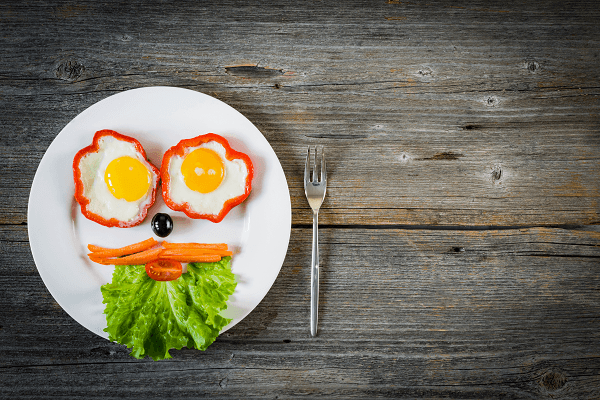 Ensalada creativa para niños