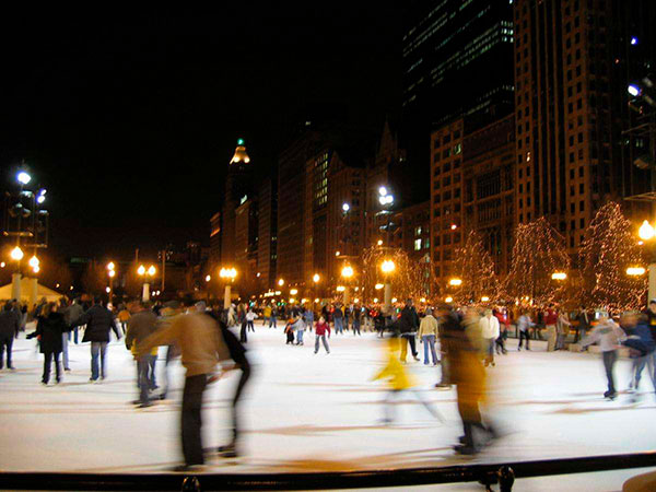 Pista de patinaje al aire libre