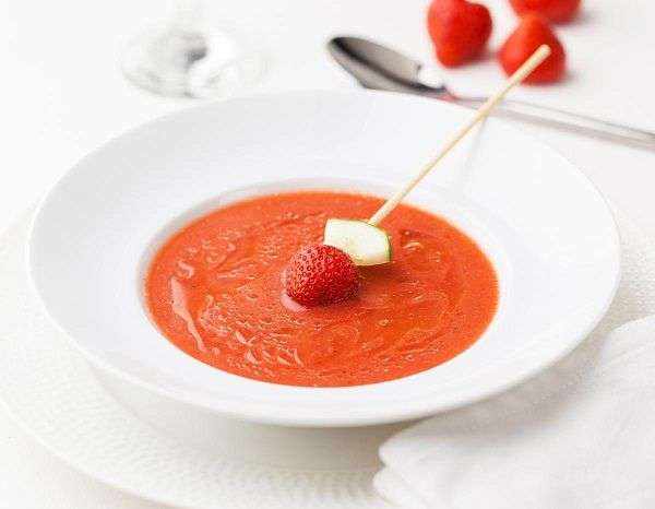 Gazpacho con aceite de oliva virgen extra