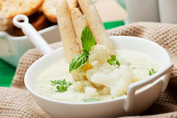 Sopa de coliflor con sabor a Zacatecas