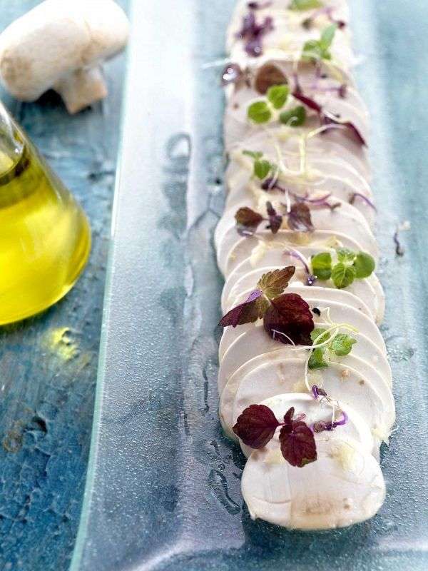 Carpaccio champiñones