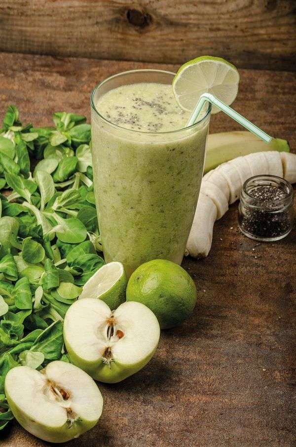 Smoothie de curry y aceite de oliva