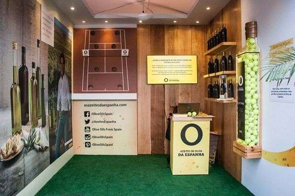 Stand de Aceites de Oliva de España en el Rio Open de Brasil