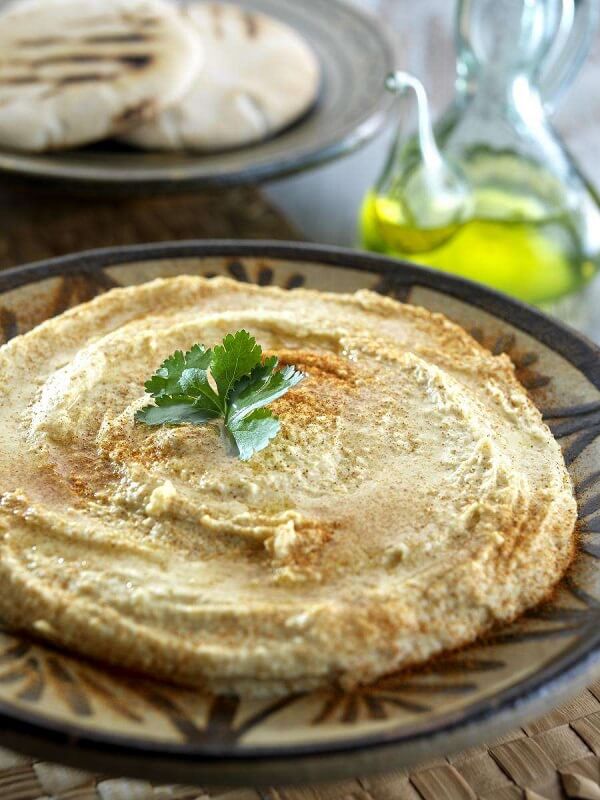 Hummus de garbanzos - Aceites de Oliva de España