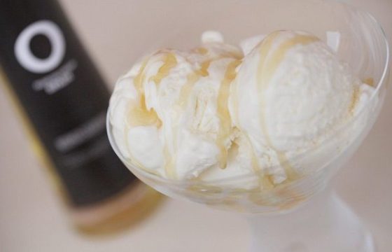 Helado de aceite de oliva virgen extra