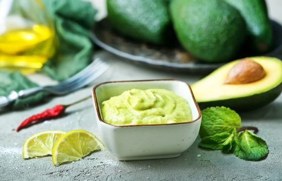 Crema de aguacate y lima