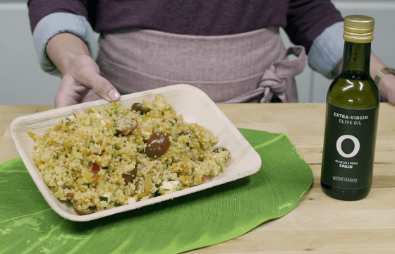 Ensalada de quinoa con hortalizas