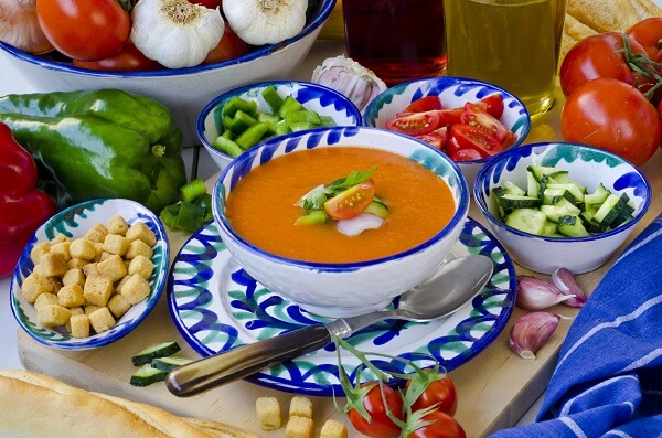 Receta de gazpacho