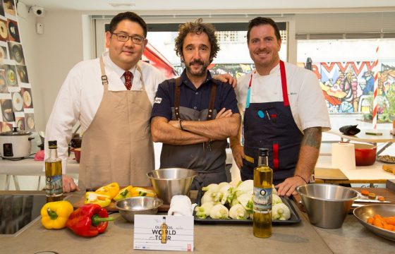 Aceites de Oliva de España y la UE reúnen a Diego Guerrero, Seamus Mullen y Daisuke Nomura en una experiencia culinaria inédita en torno al AOVE