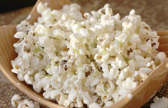 Palomitas de wasabi y jengibre