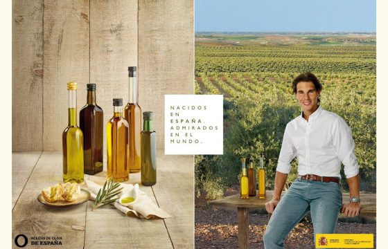 Rafael Nadal, futura imagen de Aceites de Oliva de España en todo el mundo