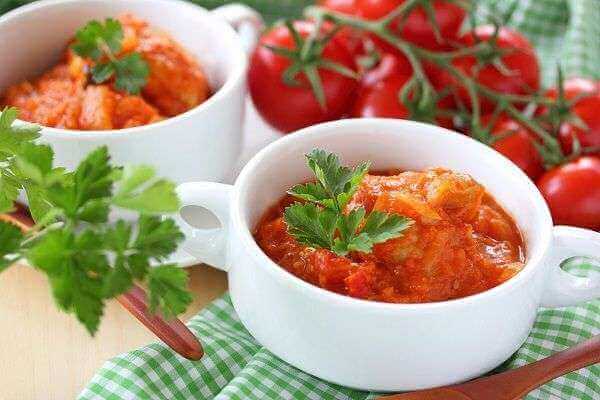 Ragu de tomate corazón de buey