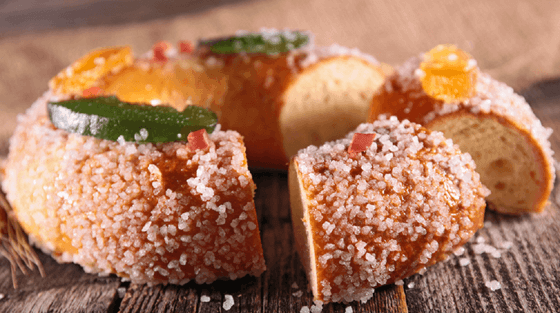 Mini roscón de Reyes