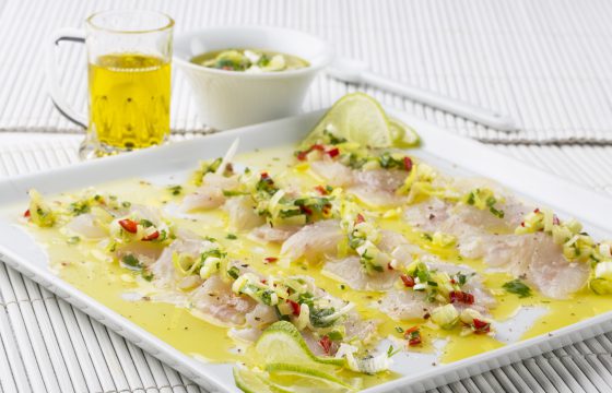 Tiradito de lubina