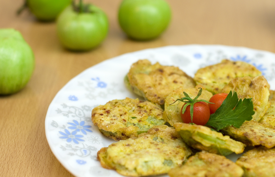 Tomates verdes fritos