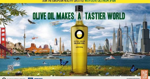 Campaña de promoción Olive Oil Makes a tastier World en Estados Unidos