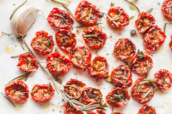 Tomates cherry asados - Aceites de Oliva de España