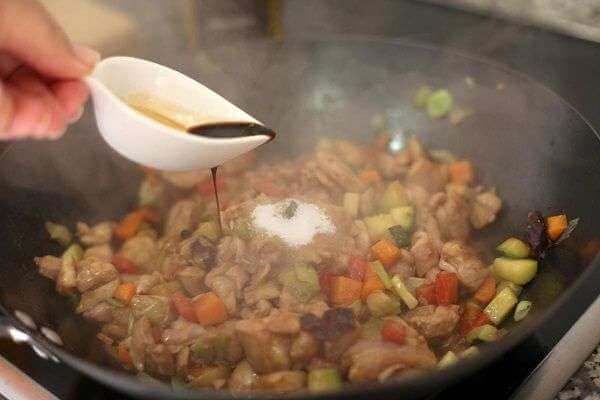 Como preparar Pollo Kung Pao
