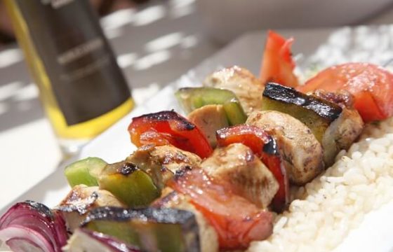 Brochetas de pollo