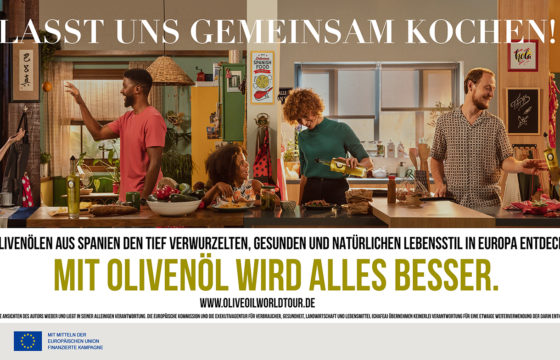 Campaña de promoción Olive Oil World Tour en Alemania