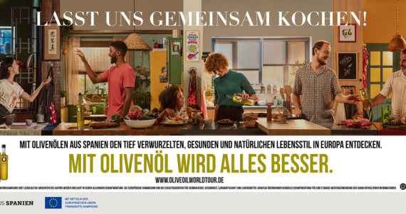 Campaña de promoción Olive Oil World Tour en Alemania