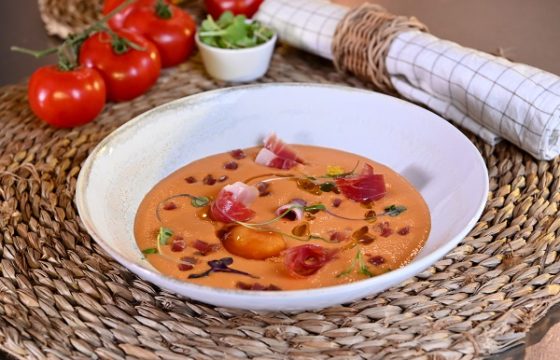 Crema templada de tomates asados