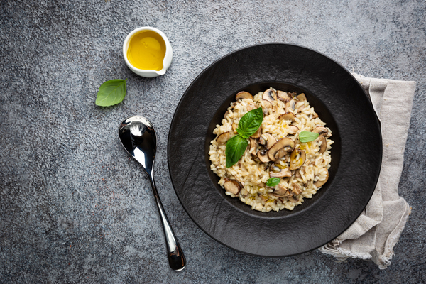 risotto con setas