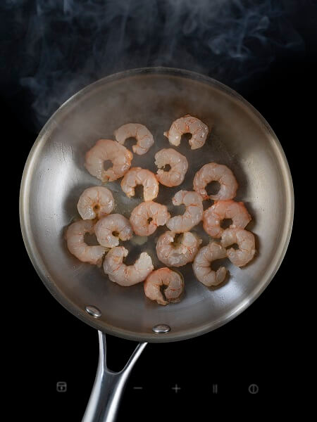 Ensalada asiática con gambas