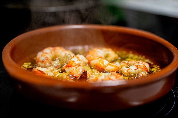 receta de gambas al ajillo