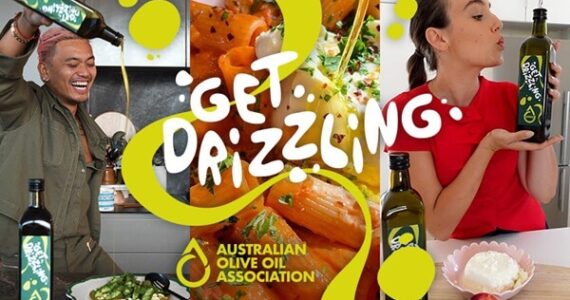 Campaña de promoción en Australia que invita a dar vida a los platos con el lema “Alíñalo (Get Drizzling)”